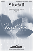 Skyfall SATB choral sheet music cover